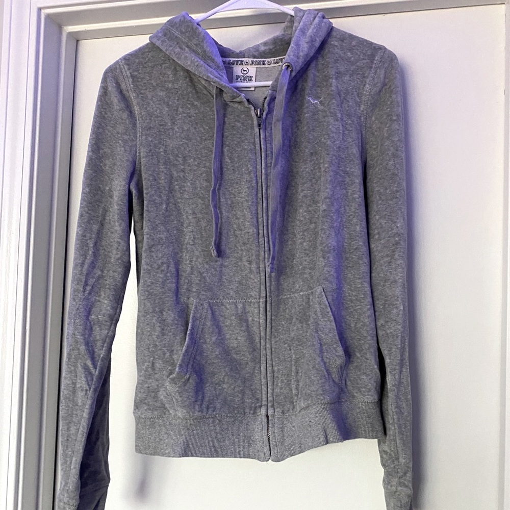 Gray Zip-up Jacket by PINK